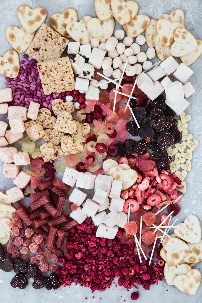 Valentine's Day Snack Board from Weelicious.com