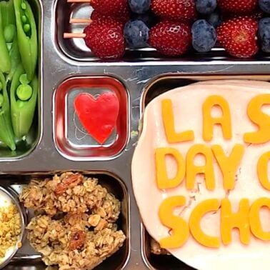 Last Day of School Lunch from Weelicious.com