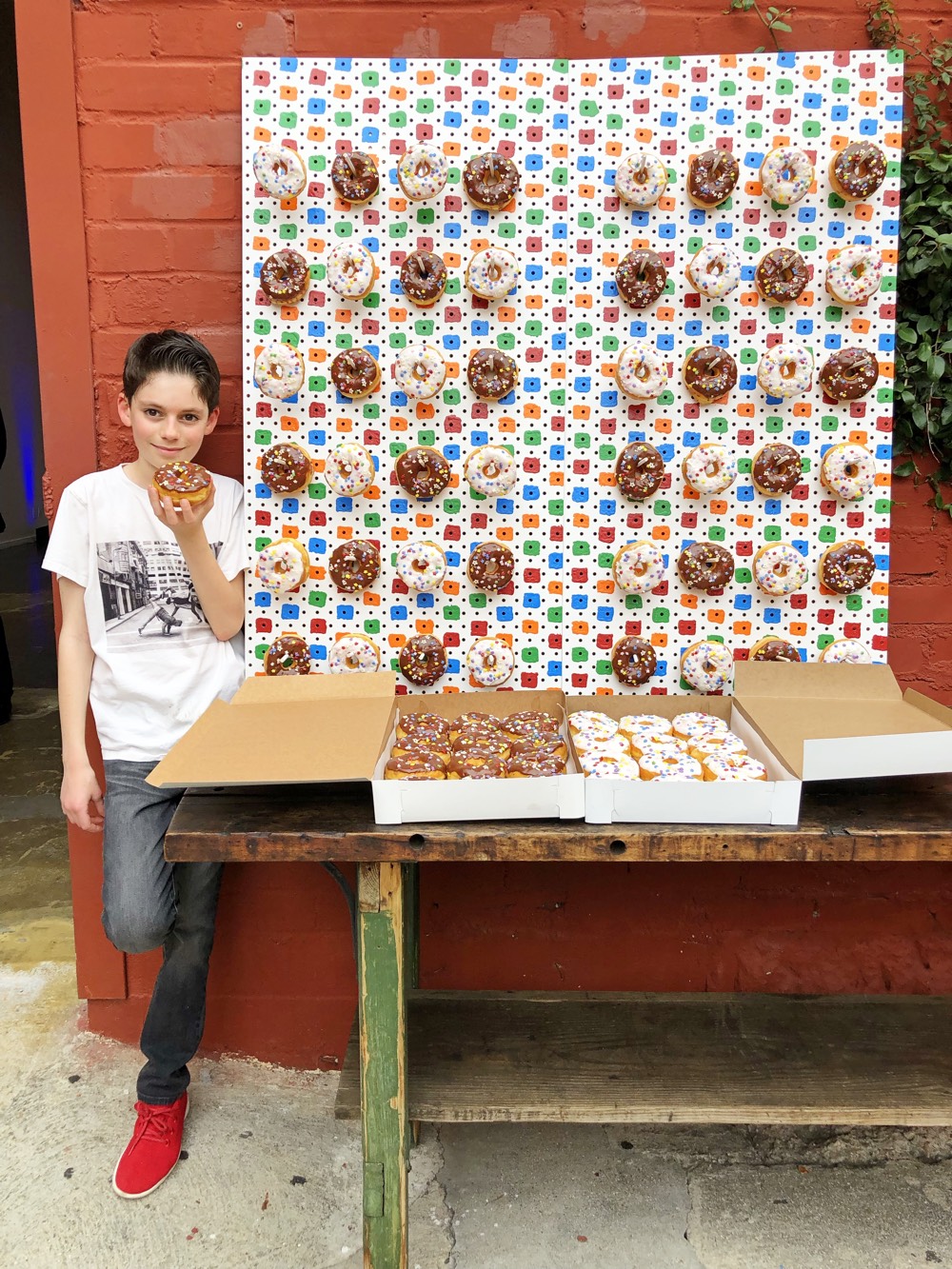 How to Build a Donut Wall from Weelicious.com