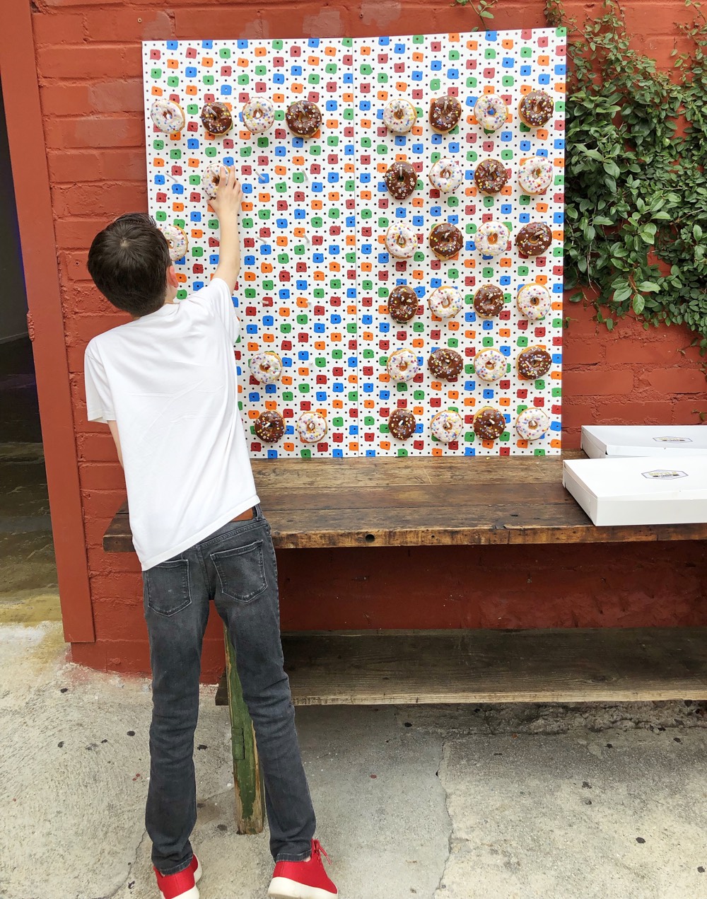 How to Build a Donut Wall from Weelicious.com