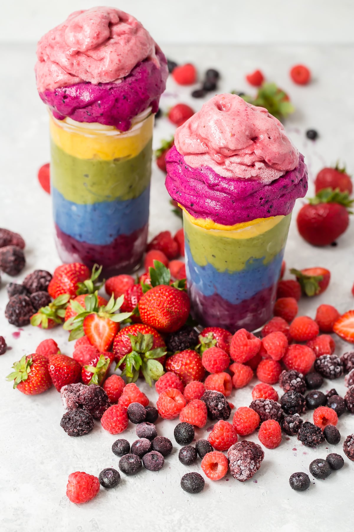 Rainbow Nice Cream from Weelicious.com