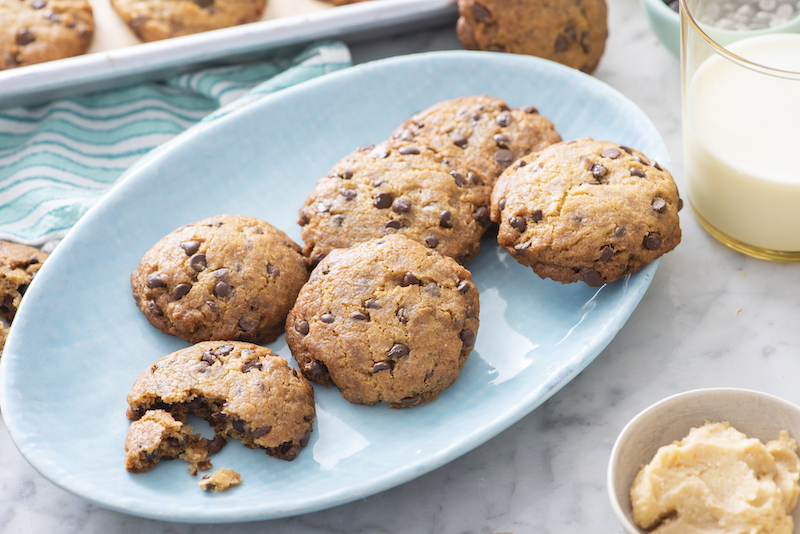 Gluten Free Vegan Miso Chocolate Chip Cookies from Weelicious.com