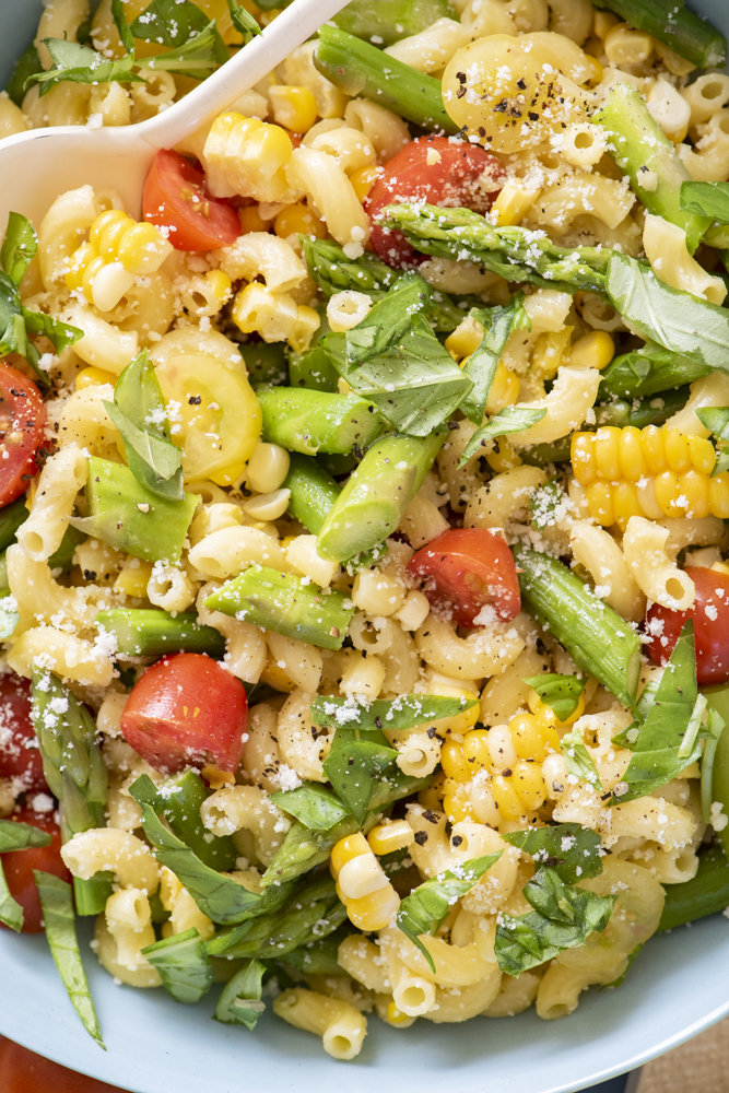 Summer pasta salad.