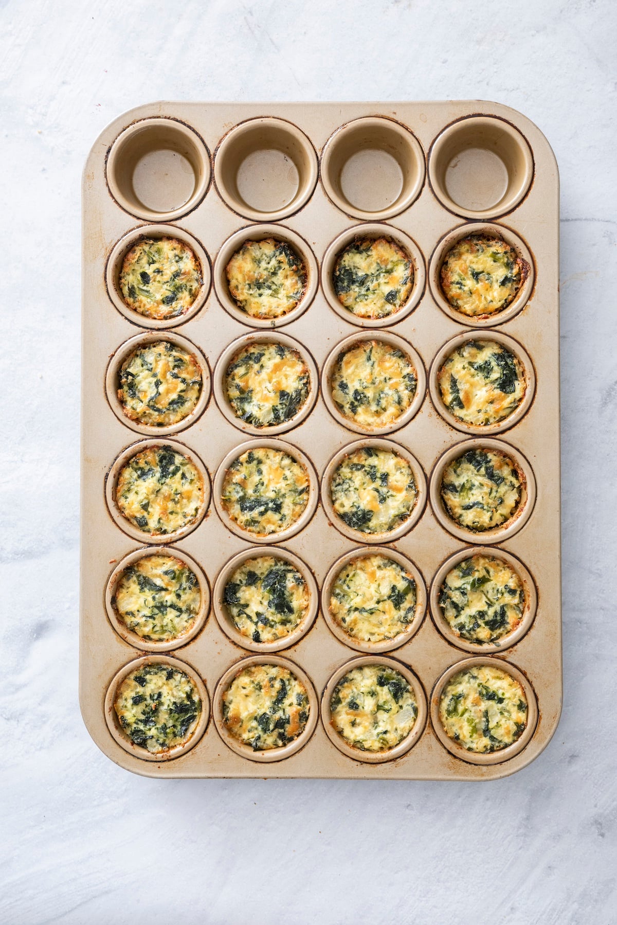 baked spinach ricotta bites