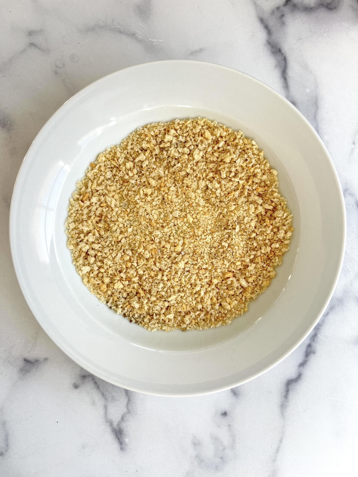 Panko breadcrumbs in a bowl.