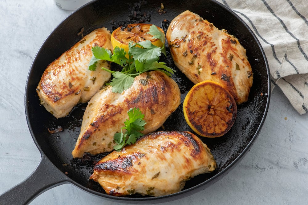 Lemon Herb Chicken, a healthy recipe from weelicious