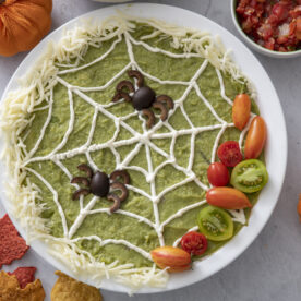 Halloween taco dip.
