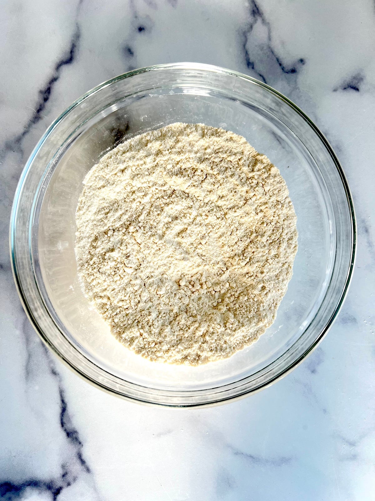 Dry ingredients in a bowl.