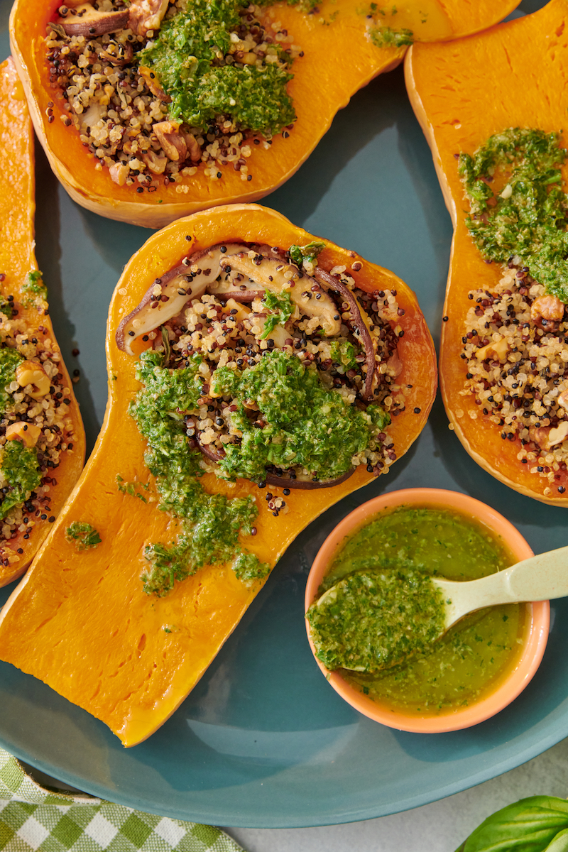 Stuffed Butternut Squash from weelicious.com