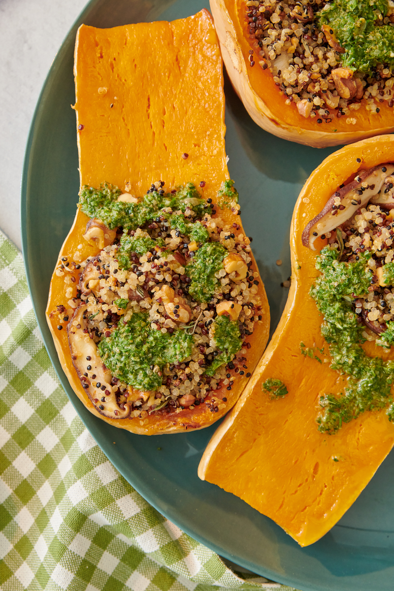 Stuffed Butternut Squash from weelicious.com