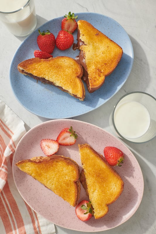 air fried peanut butter and jelly for two
