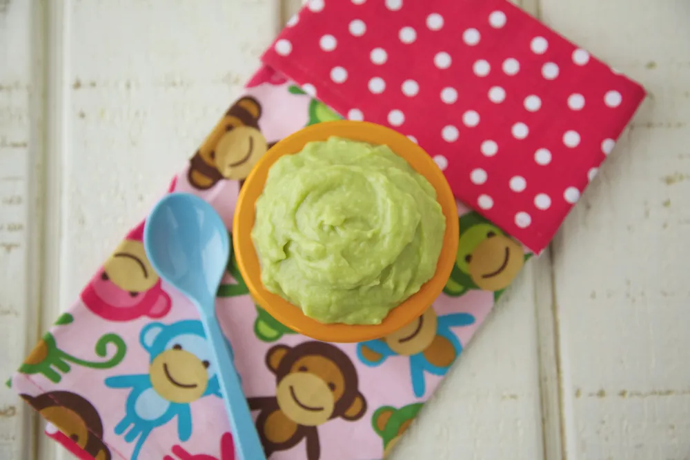 Breast Milk and Avocado Puree