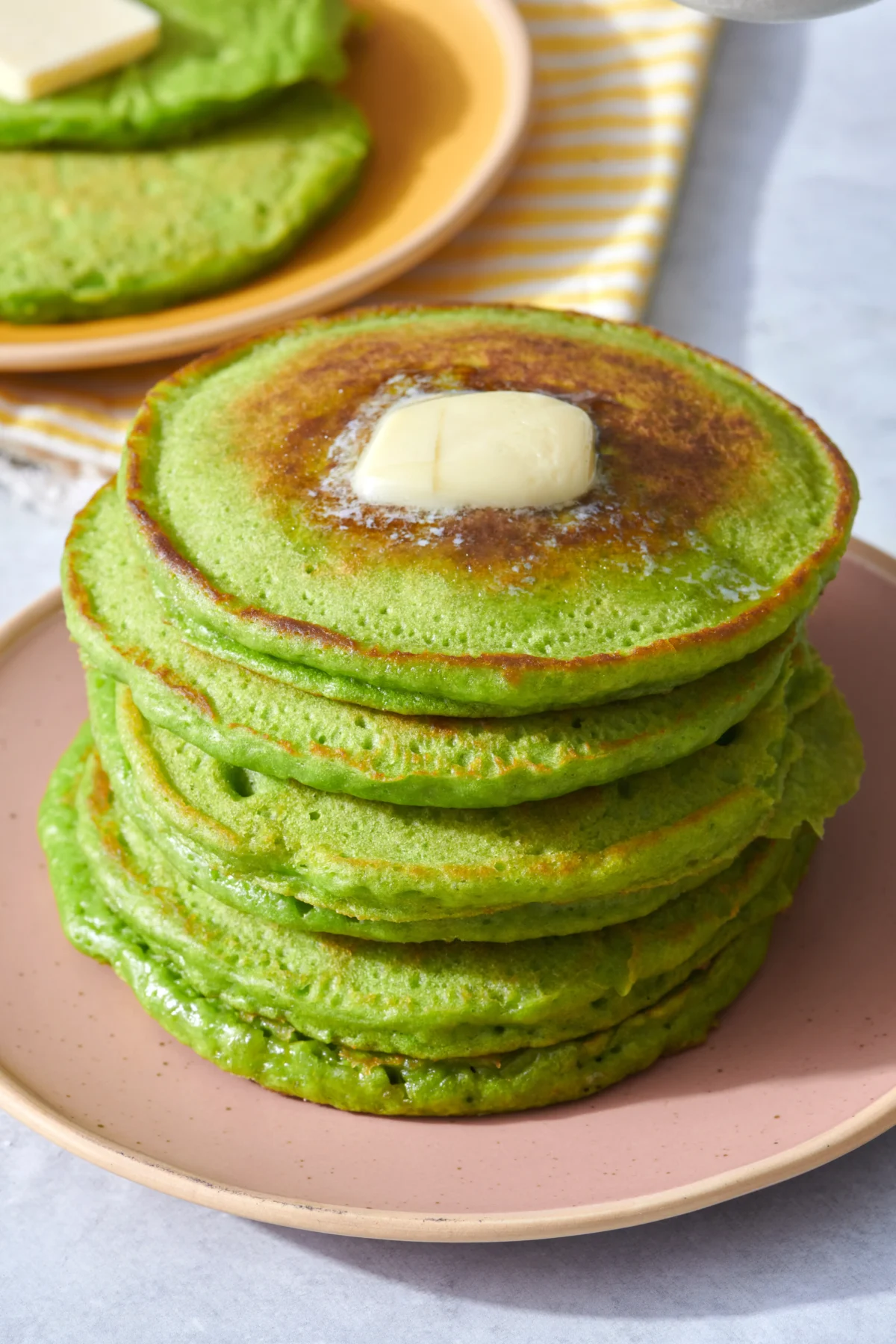 Spinach Pancakes stack.