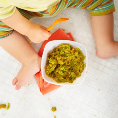 how to thaw frozen baby food