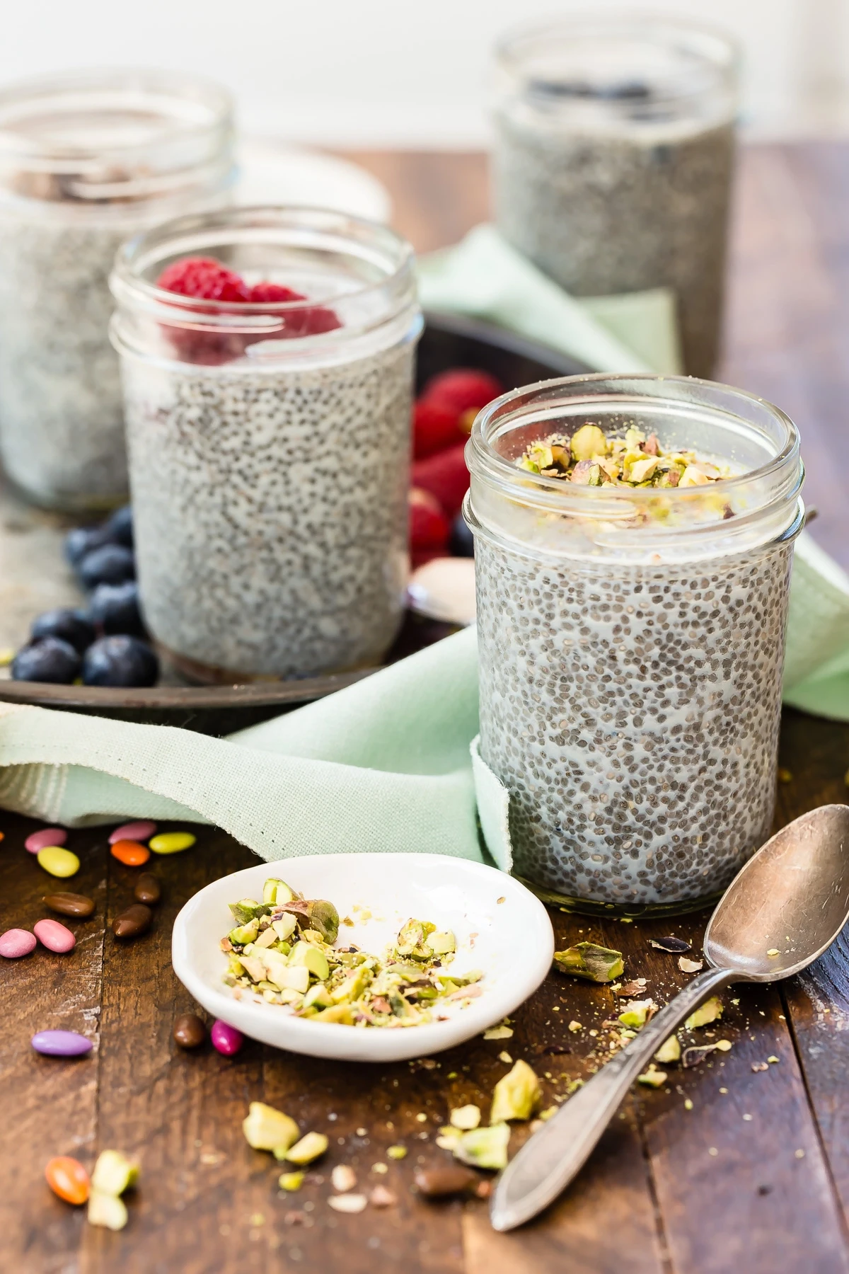 chia seed pudding.