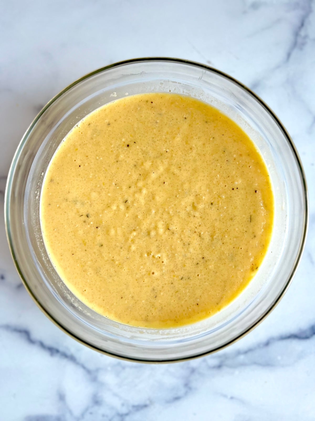 Cheese grits in a bowl.