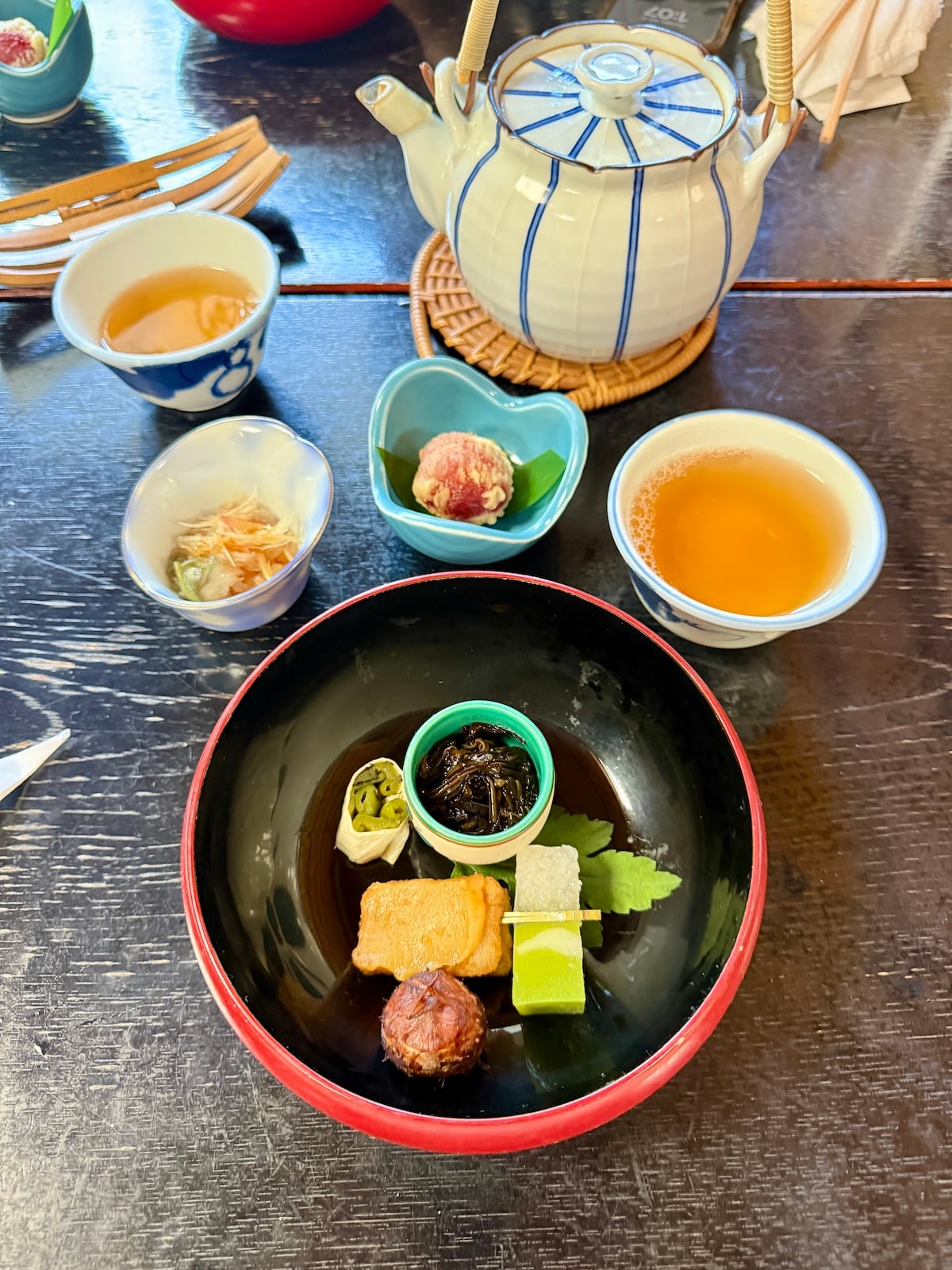 Traditional Japanese tea ceremony.