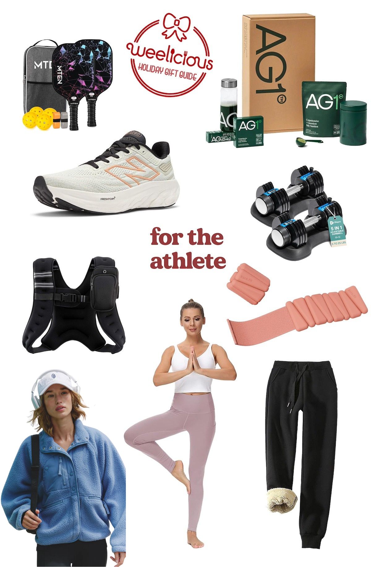 Gifts for the athlete.